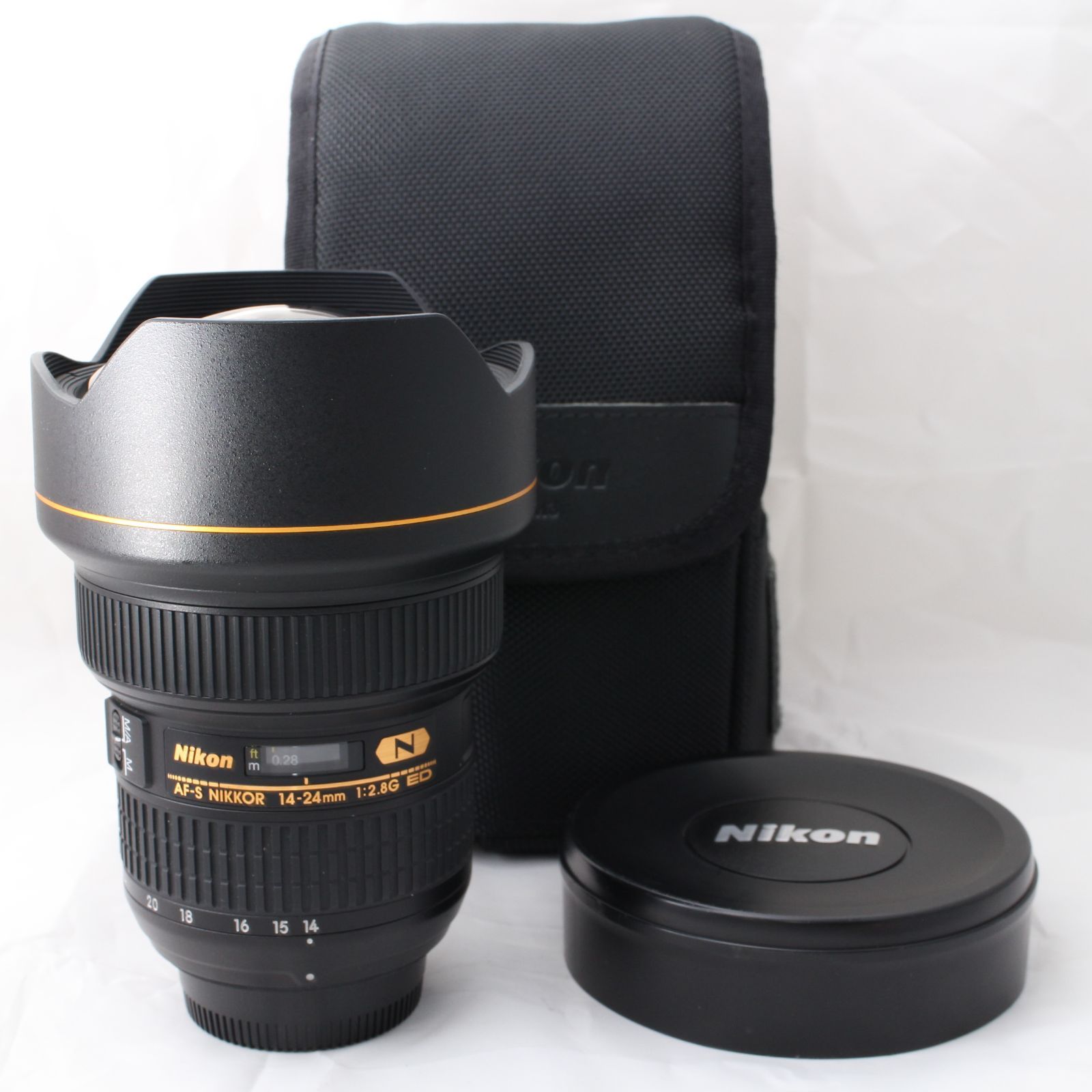 レンズケース付 AF-S NIKKOR 14-24mm 1:2.8G ED レンズケース付 AF-
