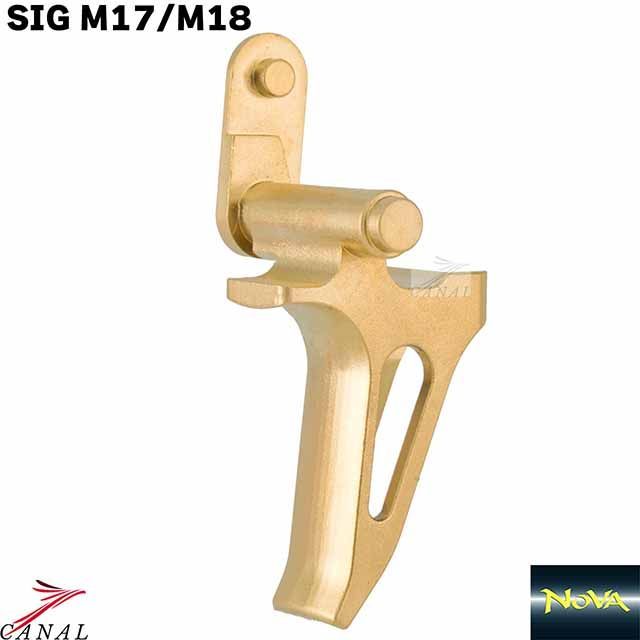 NOVA SIG P320 M17 M18 XCARRY フラット スケルトン トリガー ゴールド VFC-P06-GD
