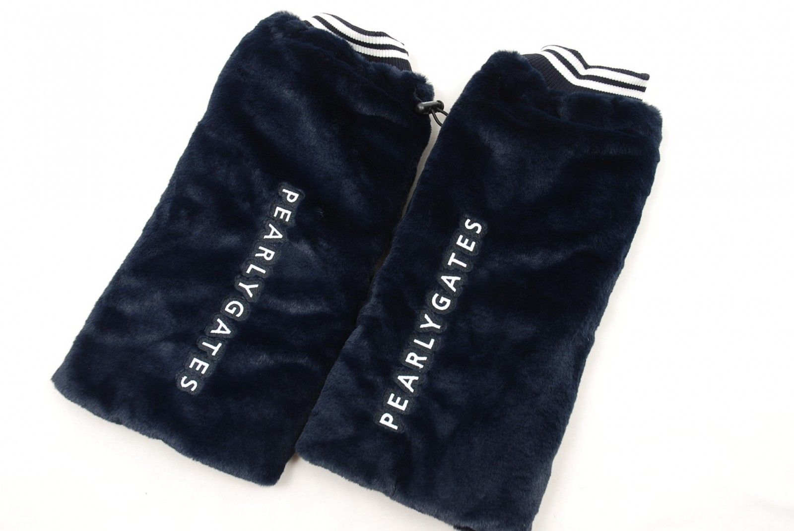 レディース パーリーゲイツ PEARLY GATES レッグウォーマー フリー ネイビー 紺 フェイクファー