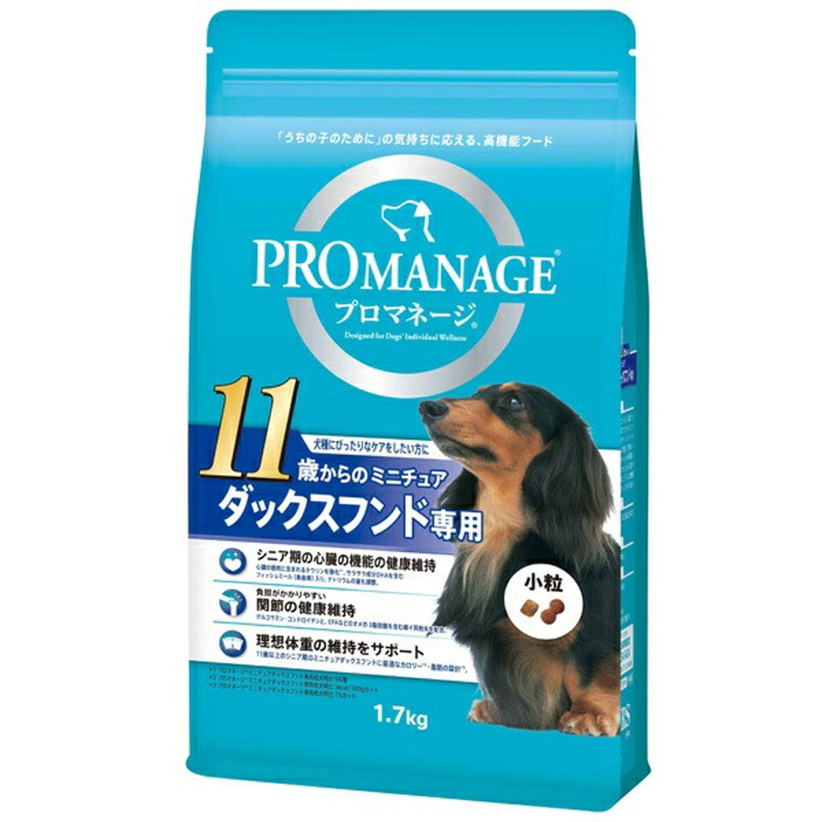 同梱不可 6個セット マースジャパンリミテッド プロマネージ 11歳から ミニチュアダックスフンド 1.7kg