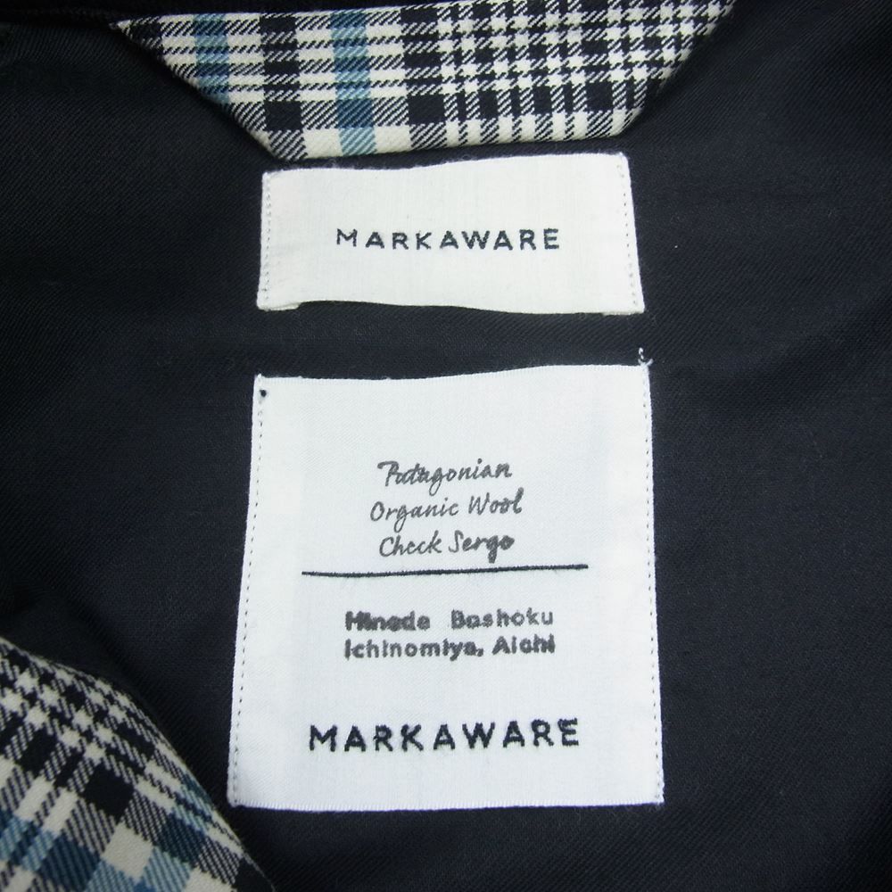 markaware マーカウェア A19C-04BL01C FIELDSMAN SHORT JACKET ORGANIC