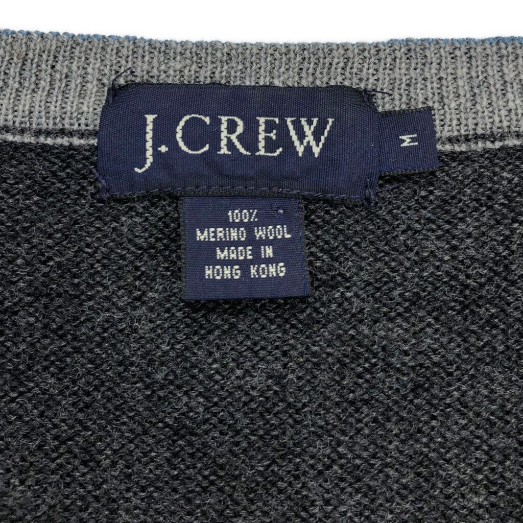 J.CREW ジェイクルー Vネック ウール ニット ベスト グレー
