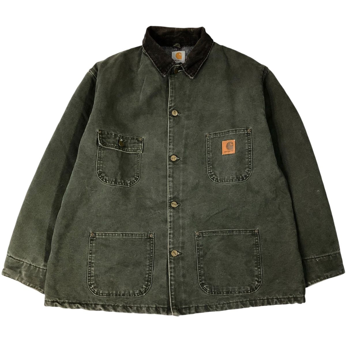 Carhartt カーハート チョアコート 古着 モスグリーン メルカリ