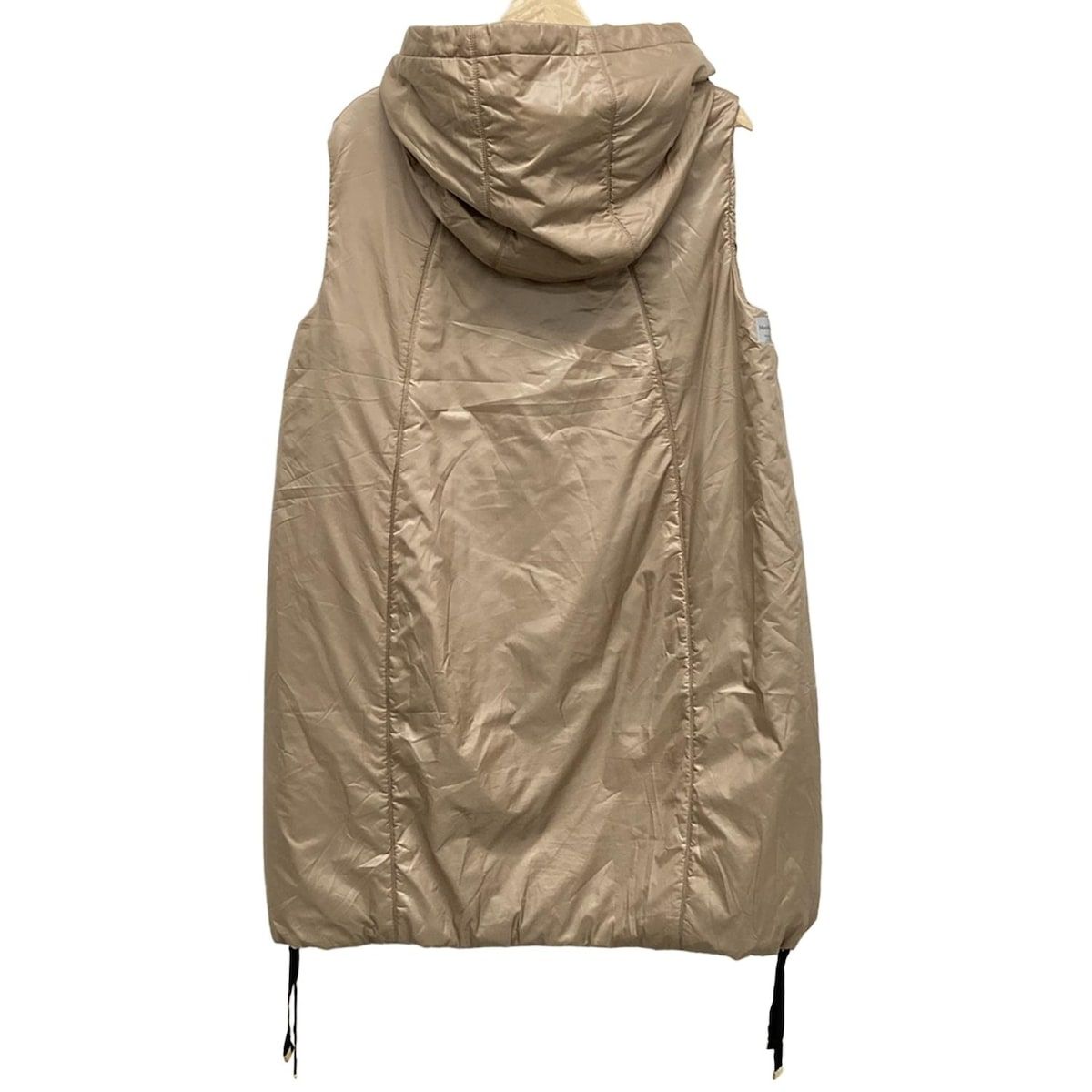 Max Mara マックスマーラ コート サイズJ 38 レディース - ライトブラウン ノースリーブ 中綿 The cube CAMELUXE 秋 冬