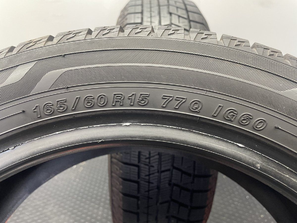 165/60R15 ヨコハマiG60 バリ溝 2本 送料込み YOKOHAMA ice GUARD iG60 165/60R15 15インチ スタッドレス 2本 20～22