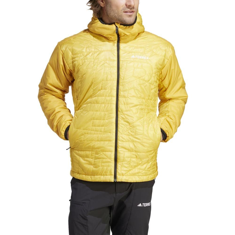 adidas アディダス M TERREX XPERIOR VARILITE インサレーション パデッドジャケット キャンプ トレッキング ウェア コート BWF01 IB1094 プリラブドイエロー J IB1094 プリラブドイエロー J|L
