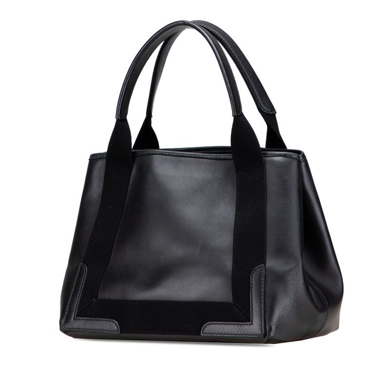 最終お値下げ！BALENCIAGA ネイビーカバス　レザーS BALENCIAGA バレンシアガ バッグ ネイビーカバス NAVY CABAS S