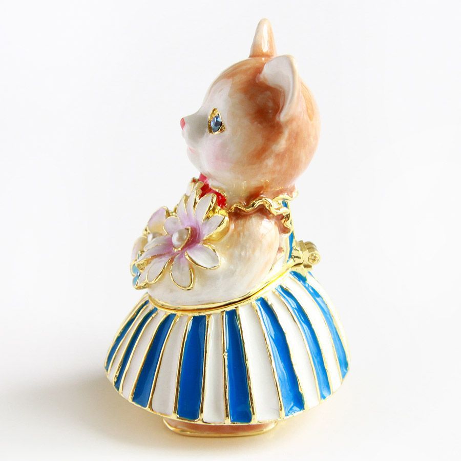 EX595 フルールキャット （招き猫）猫 ネコ 誕生日プレゼント 女性