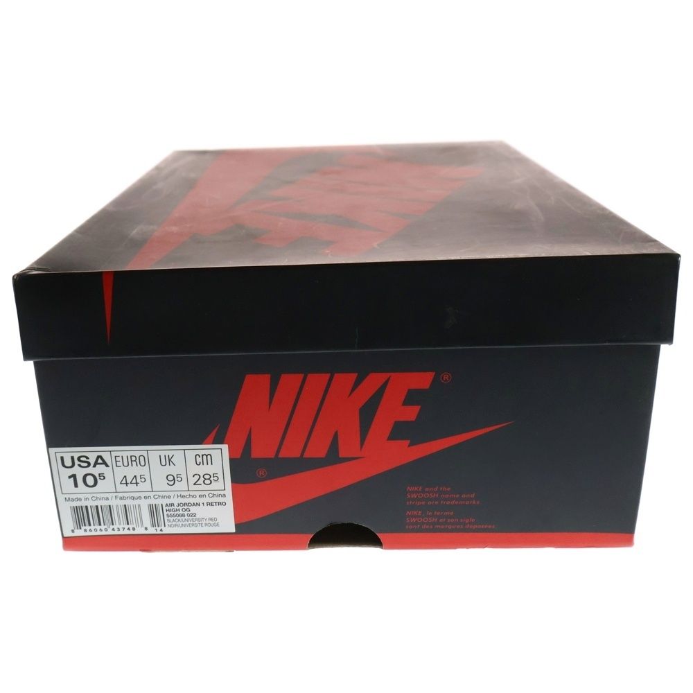 NIKE (ナイキ) AIR JORDAN 1 RETRO HIGH OG TRIPLE BLACK エア