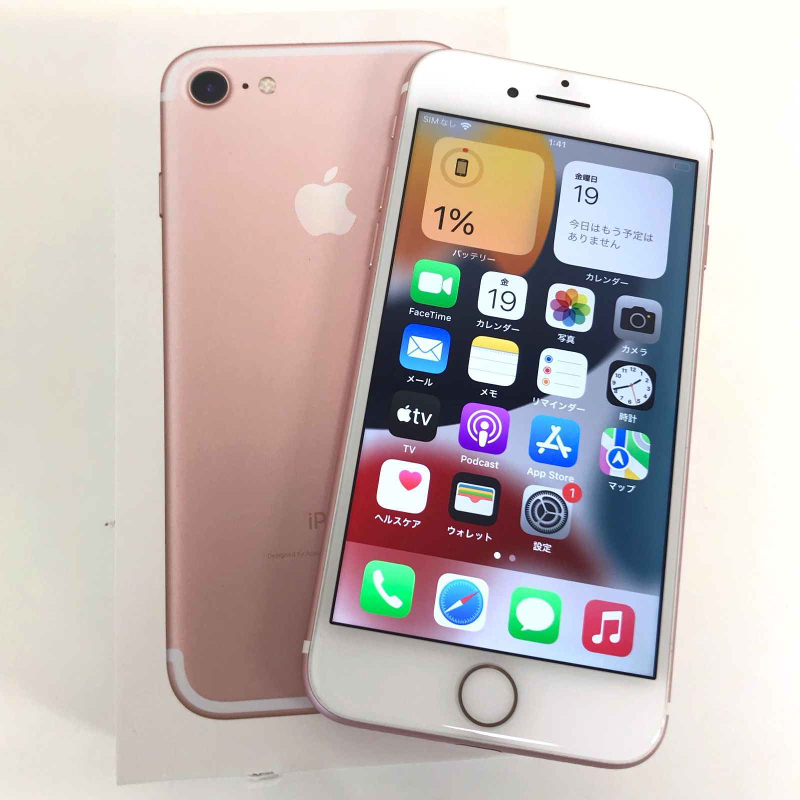 iPhone - iphone 7  b ローズゴールド mncj2j/a Apple iPhone 7 (MN912B/A) 32GB (EE) GSM Smartphone - Rose