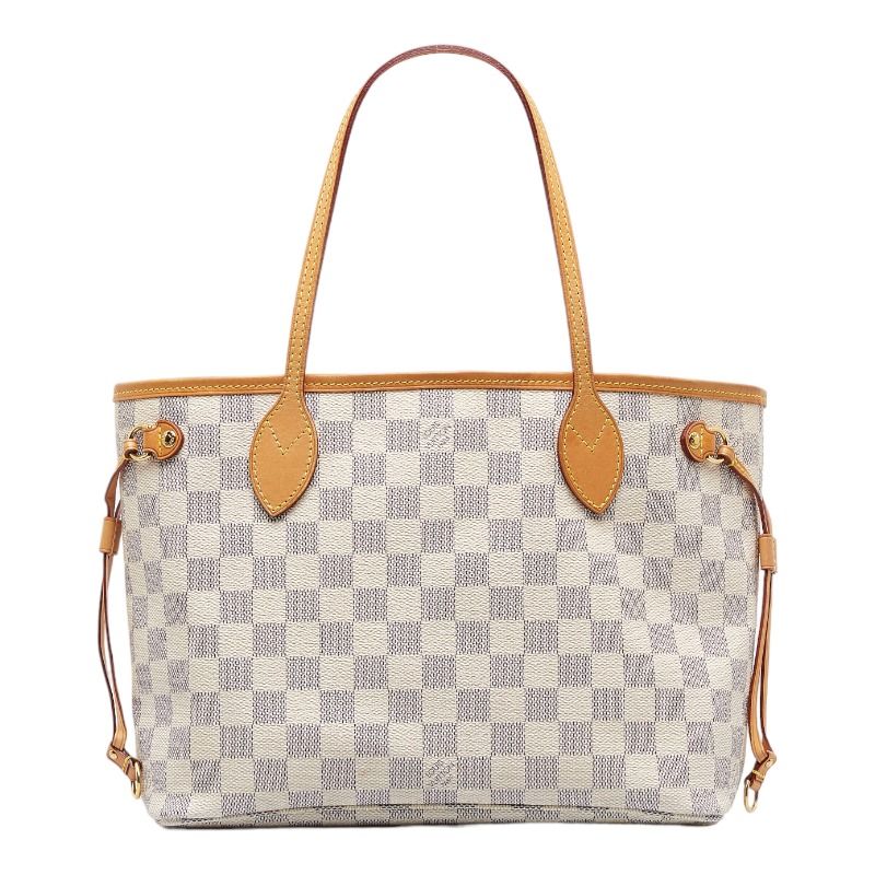 LOUISVUITTON　ルイ・ヴィトン　新品同様　ミユール　38 ルイ ヴィトン ダミエ アズール ネヴァーフルPM ショルダーバッグ