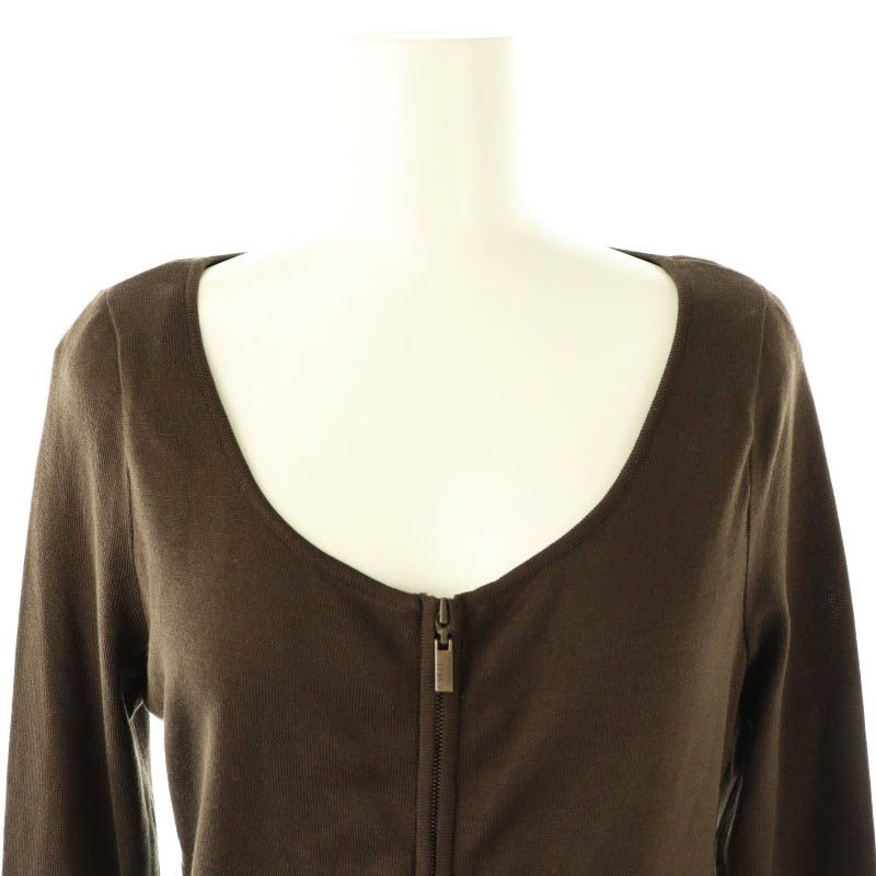 フォクシー ブティック FOXEY BOUTIQUE ジップアップニット