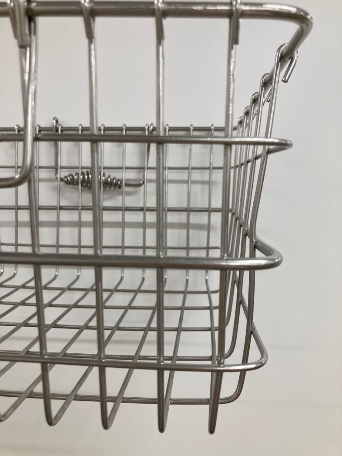 学校給食 ステンレスかご・アルミケース（フライバット）セット