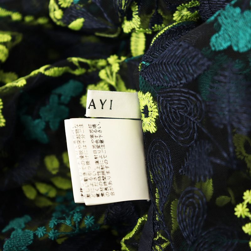 ANAYI - ANAYI 花柄シースルーブラウス　美品 ANAYI - ANAYI 花柄シースルーブラウス 美品の通販 by Melody's