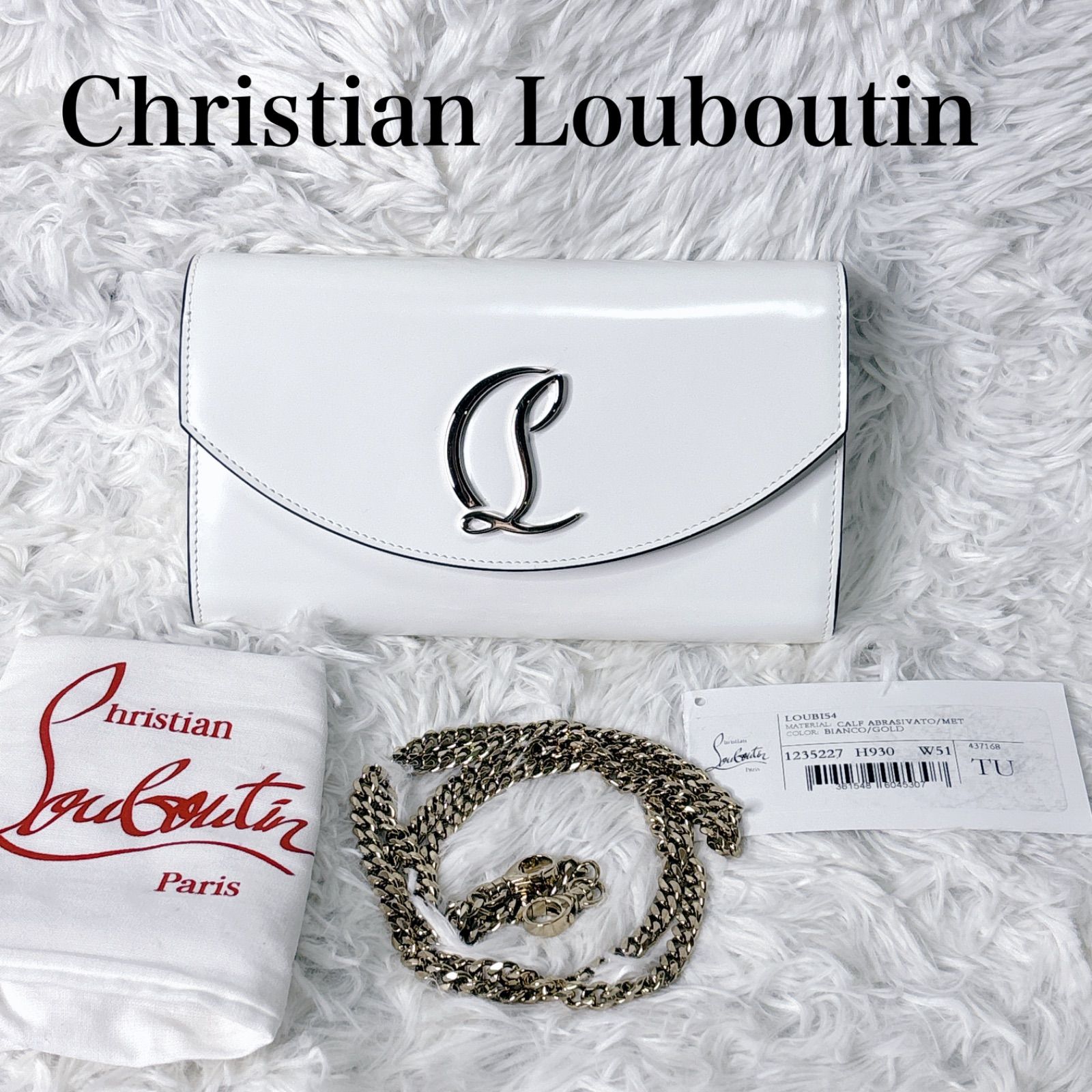 新品未使用 Christian Louboutin クリスチャンルブタン ホワイト 