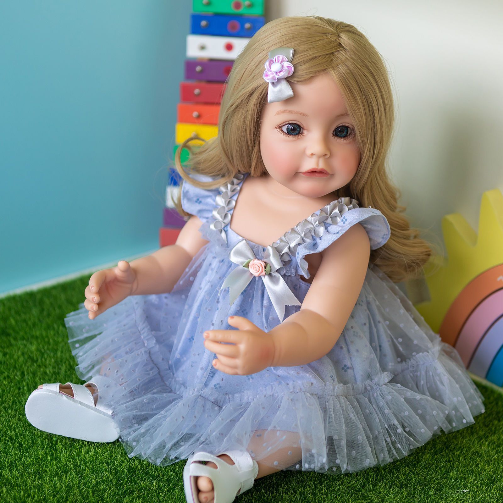 【未使用品】 人形 赤ちゃん 赤ちゃんリボーンドール 55cm Doll Reborn 人形 人形・ドール