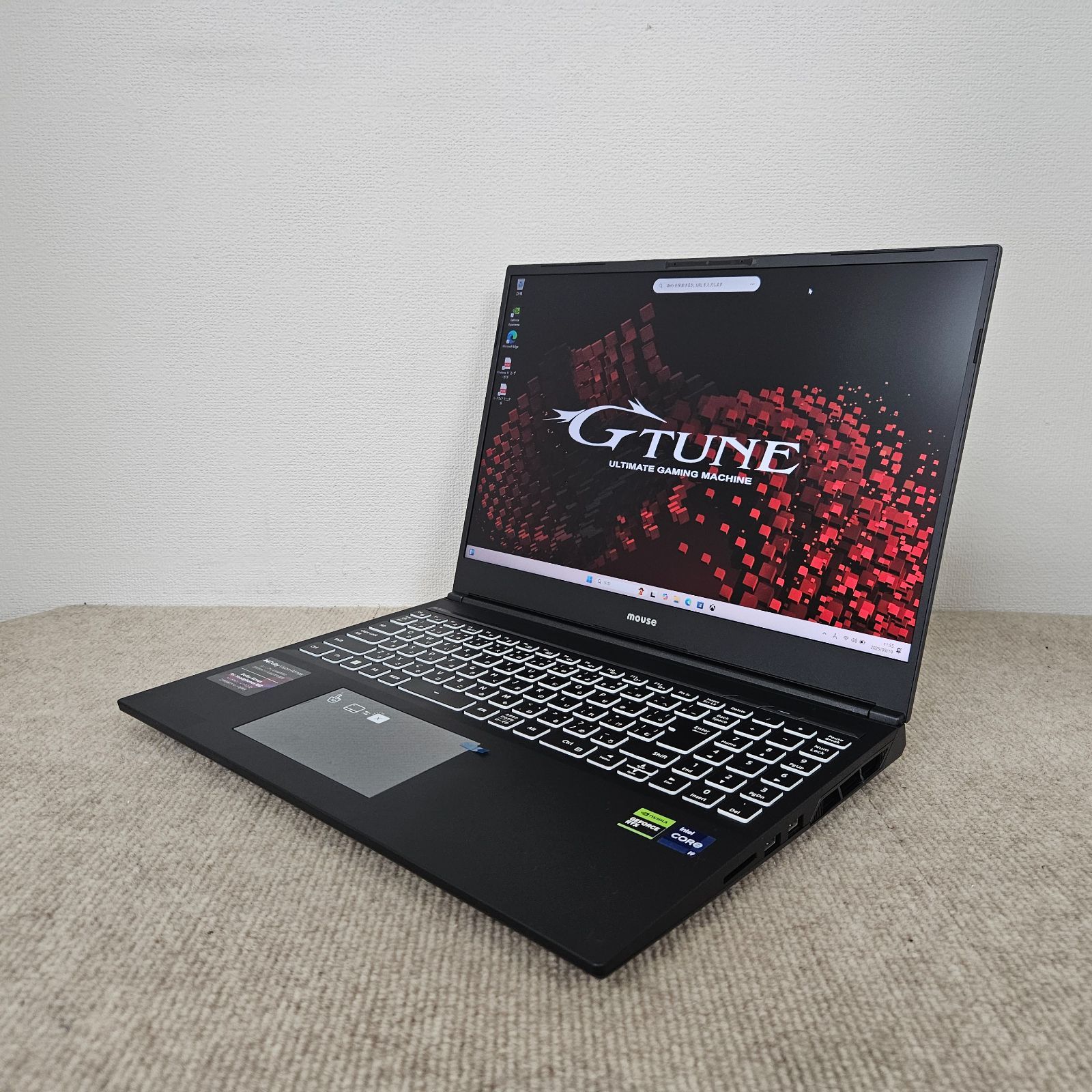 【ゲーミングPC】★稼働短い★mouse G-Tune H6-I9G80BK-A i9 13900HX RTX4080 NVMe 2TB メモリ 64GB Office 搭載 ゲーミングPC】☆稼働短い☆mouse G-Tune H6-I9G80BK-A i9 13900HX