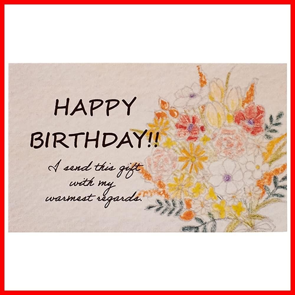 新着商品 BIRTHDAY バースデイ 100枚 HEADS フラワー 9.1×5.5cm メッセージカード MCF-C1 ヘッズ