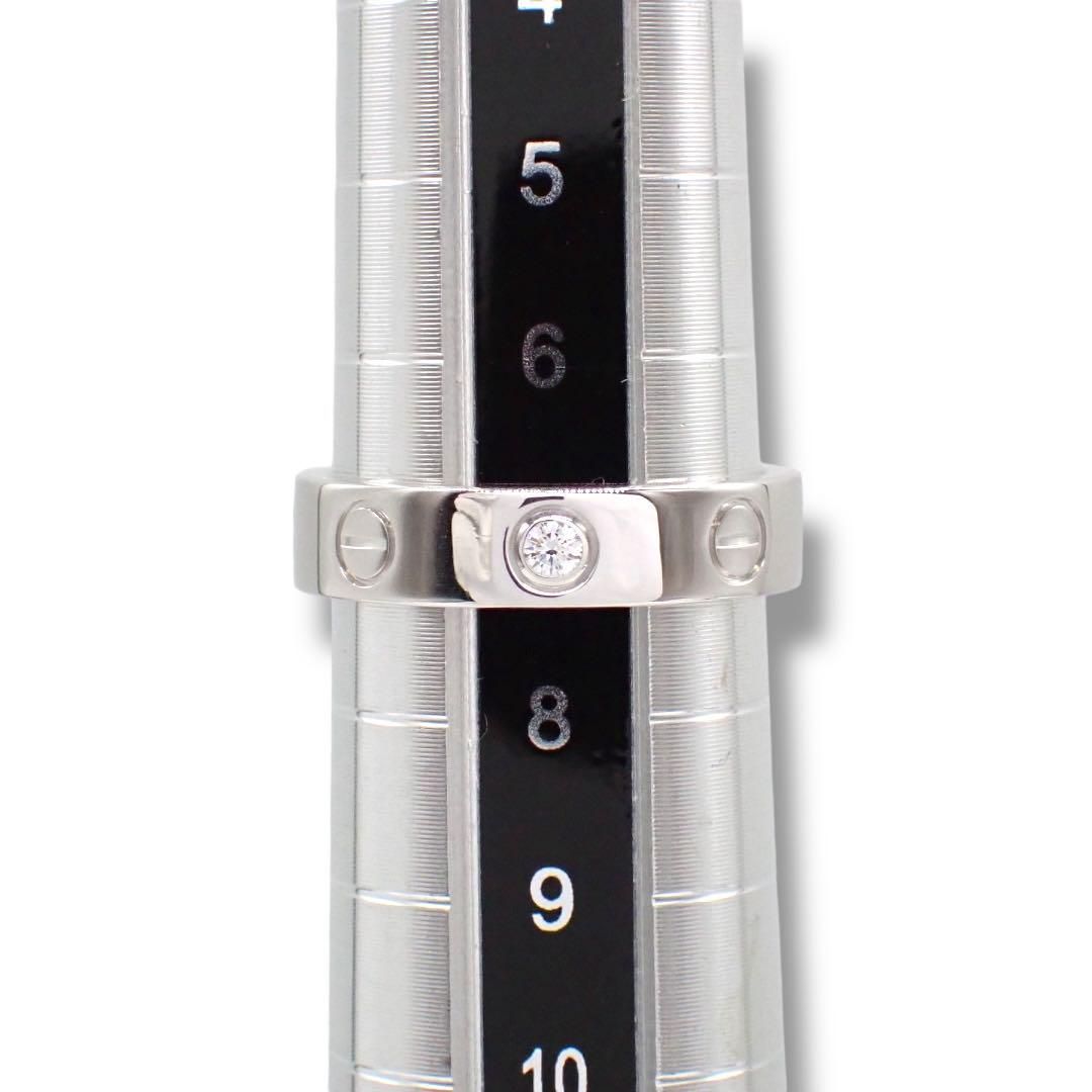 カルティエ 47 ミニラブ リング 1P ダイヤ 750 K18WG 3870 カルティエ 47 ミニラブ リング 1P ダイヤ 750 K18WG 3870 - メルカリ