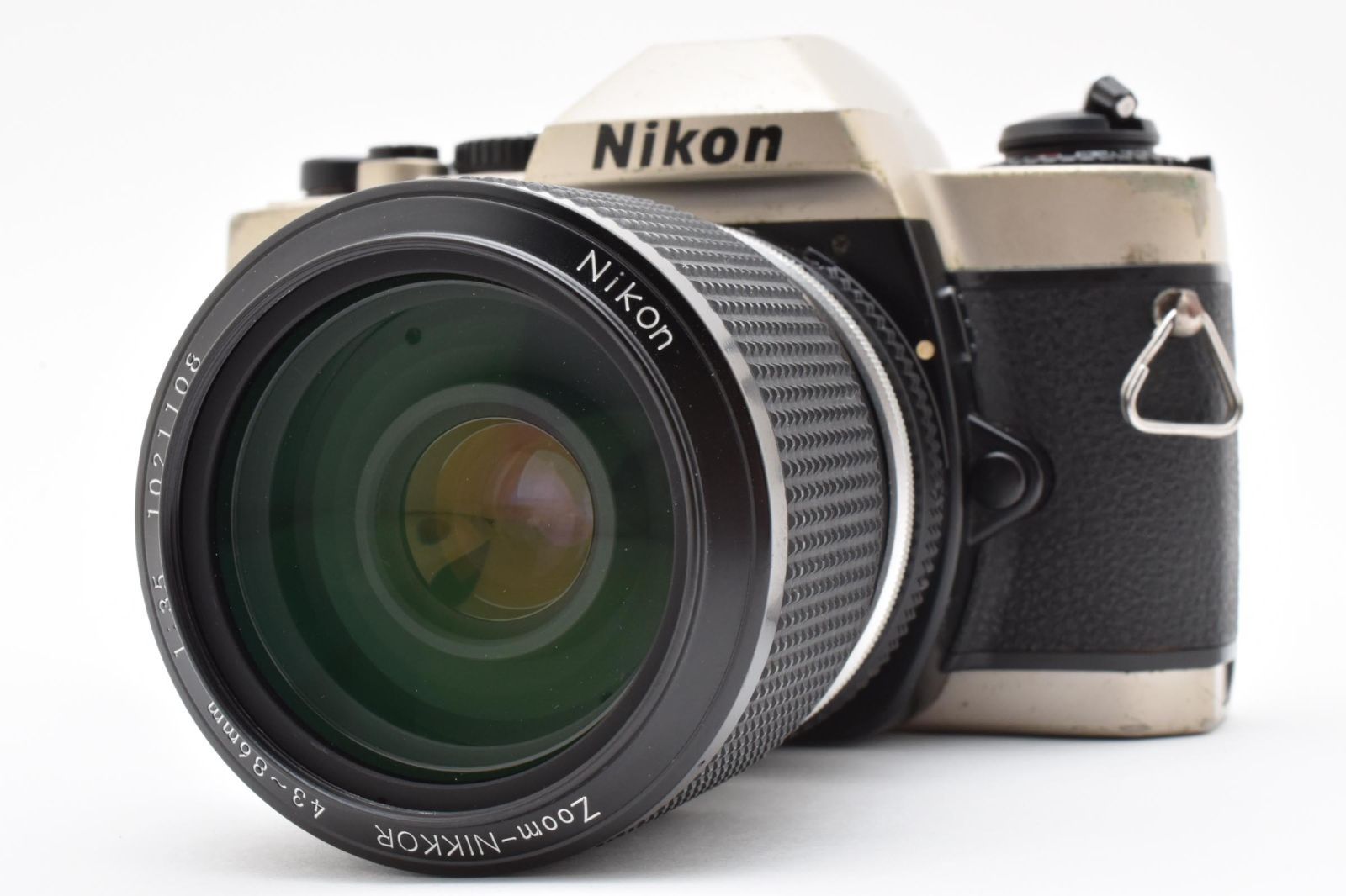 Nikon ニコン FE10 シルバー ボディ ＋ Ai 43-86mm F3.5 標準ズームレンズ セット フィルムカメラ B843