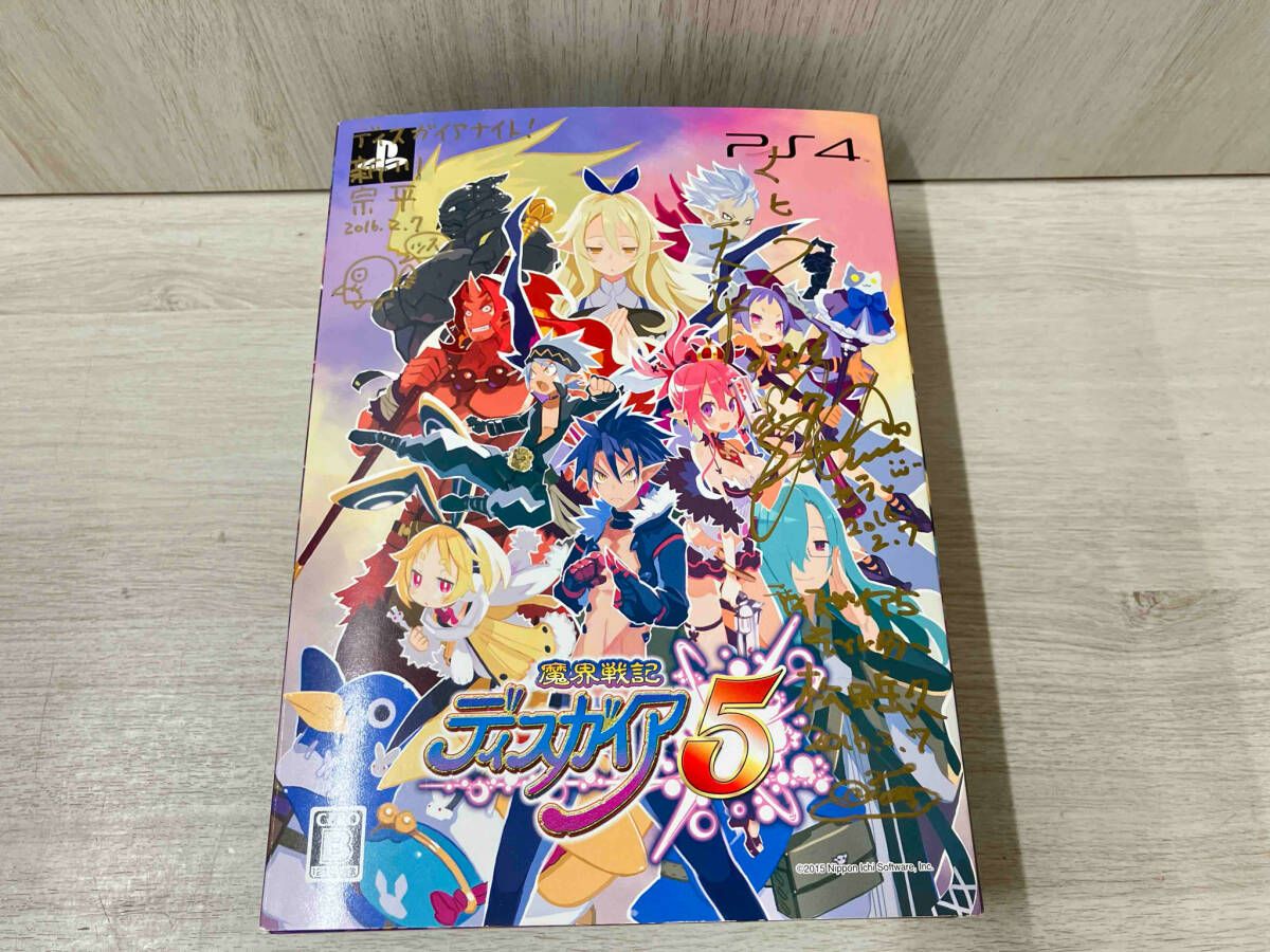 ソフト CD フィギュア PS4 魔界戦記ディスガイア5 <初回 版>