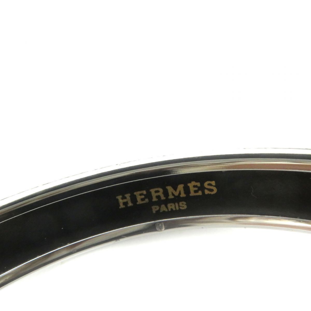 美品☆HERMES エルメス エマイユPM ファン カレーシュ バングル