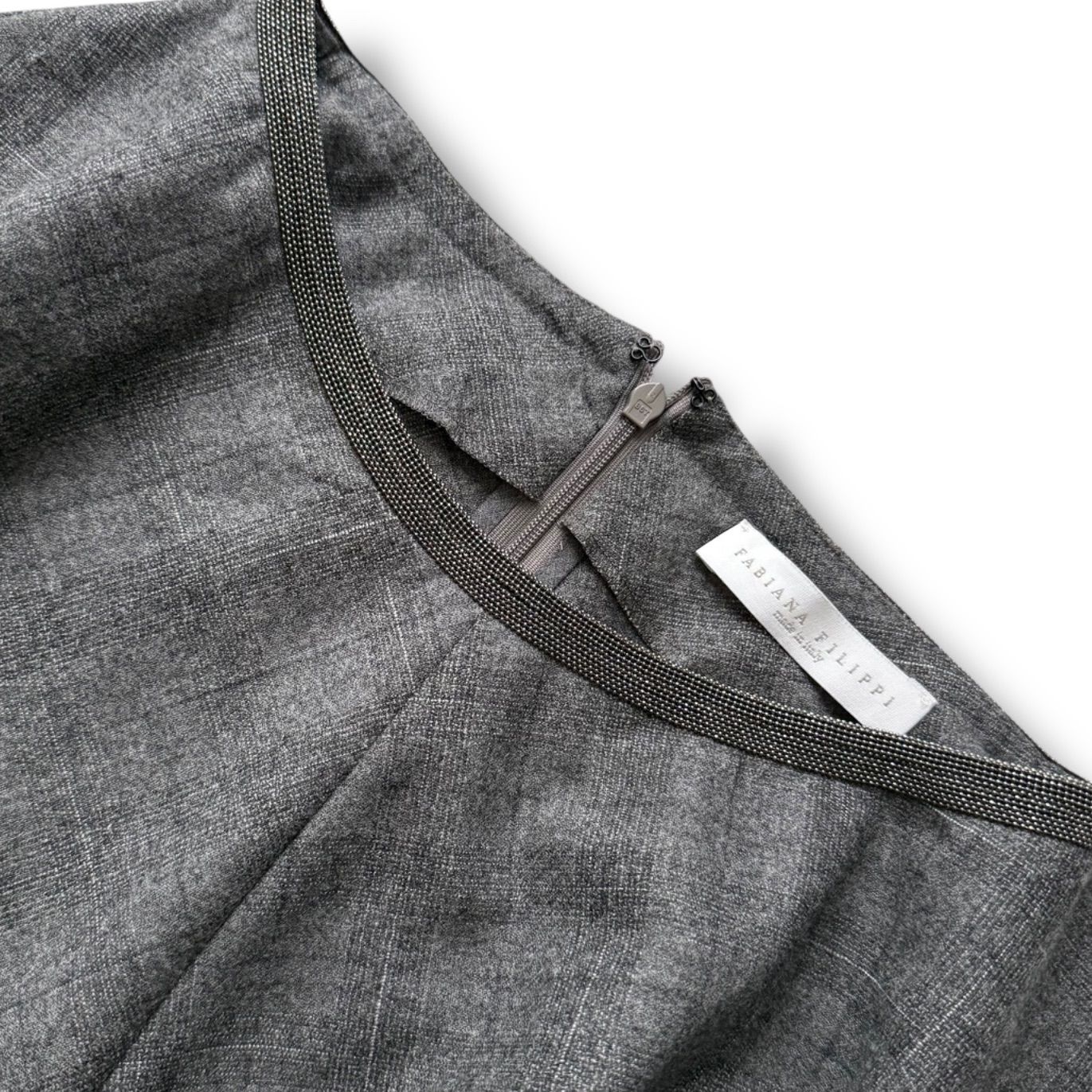 美品✨ファビアナフィリッピ ワンピース モニーレ メリノウール グレン