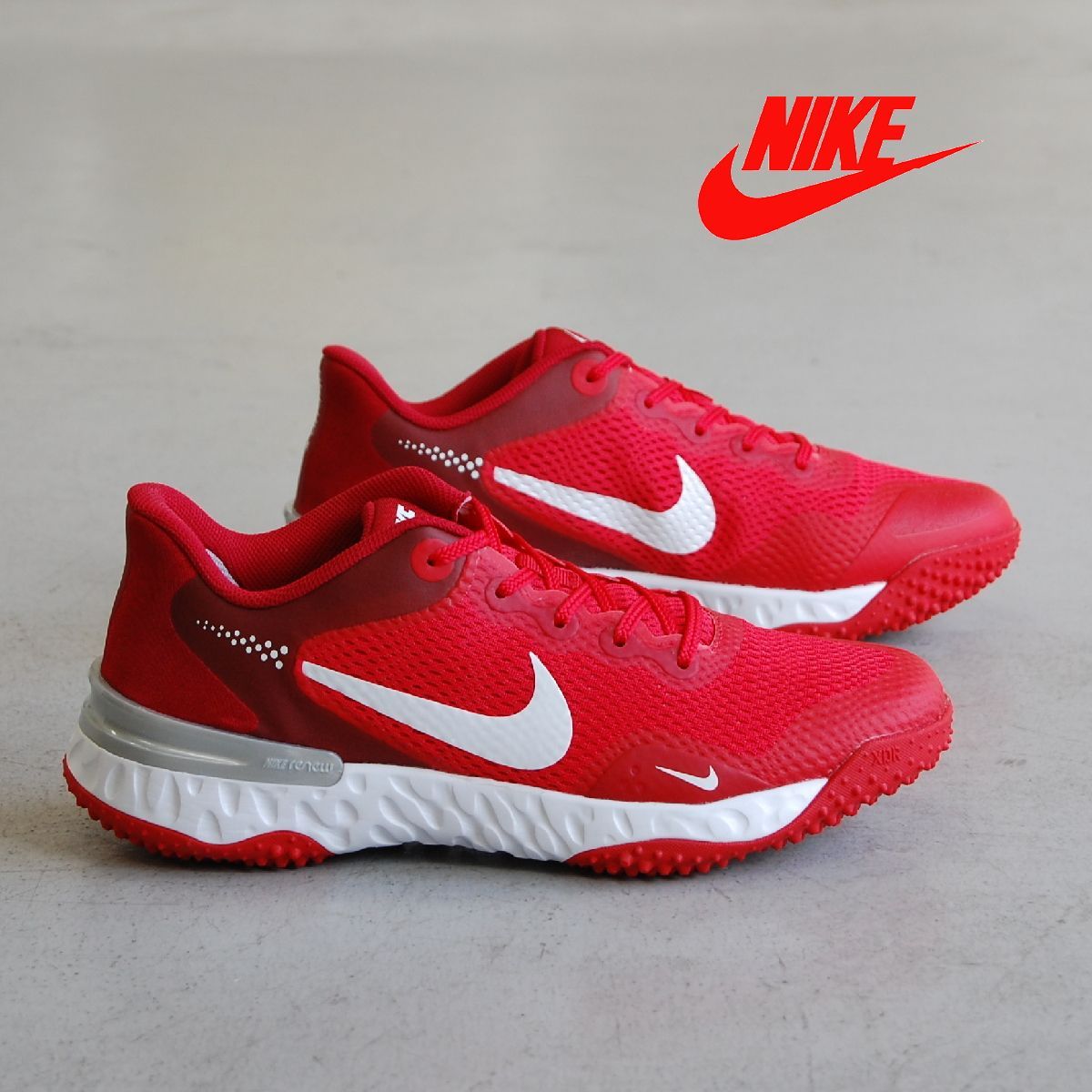 NIKE Alpha Huarache Elite 3 Turf university red/white ナイキ