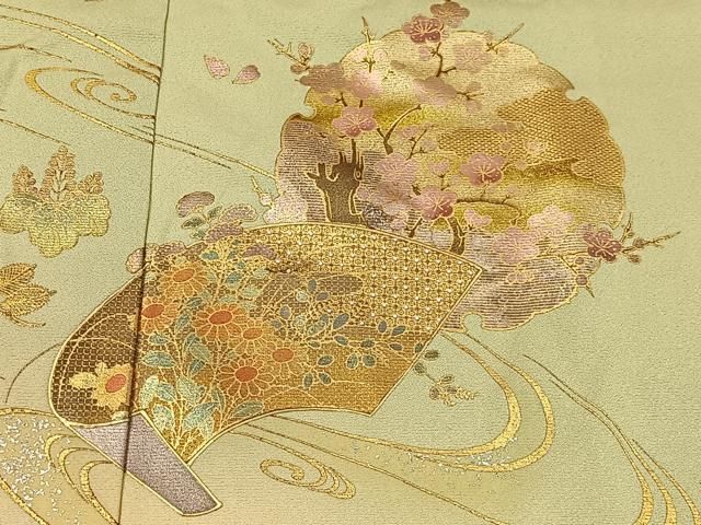 平和屋着物□訪問着 雪輪花絵巻 暈し染め 金銀彩 やまと誂製