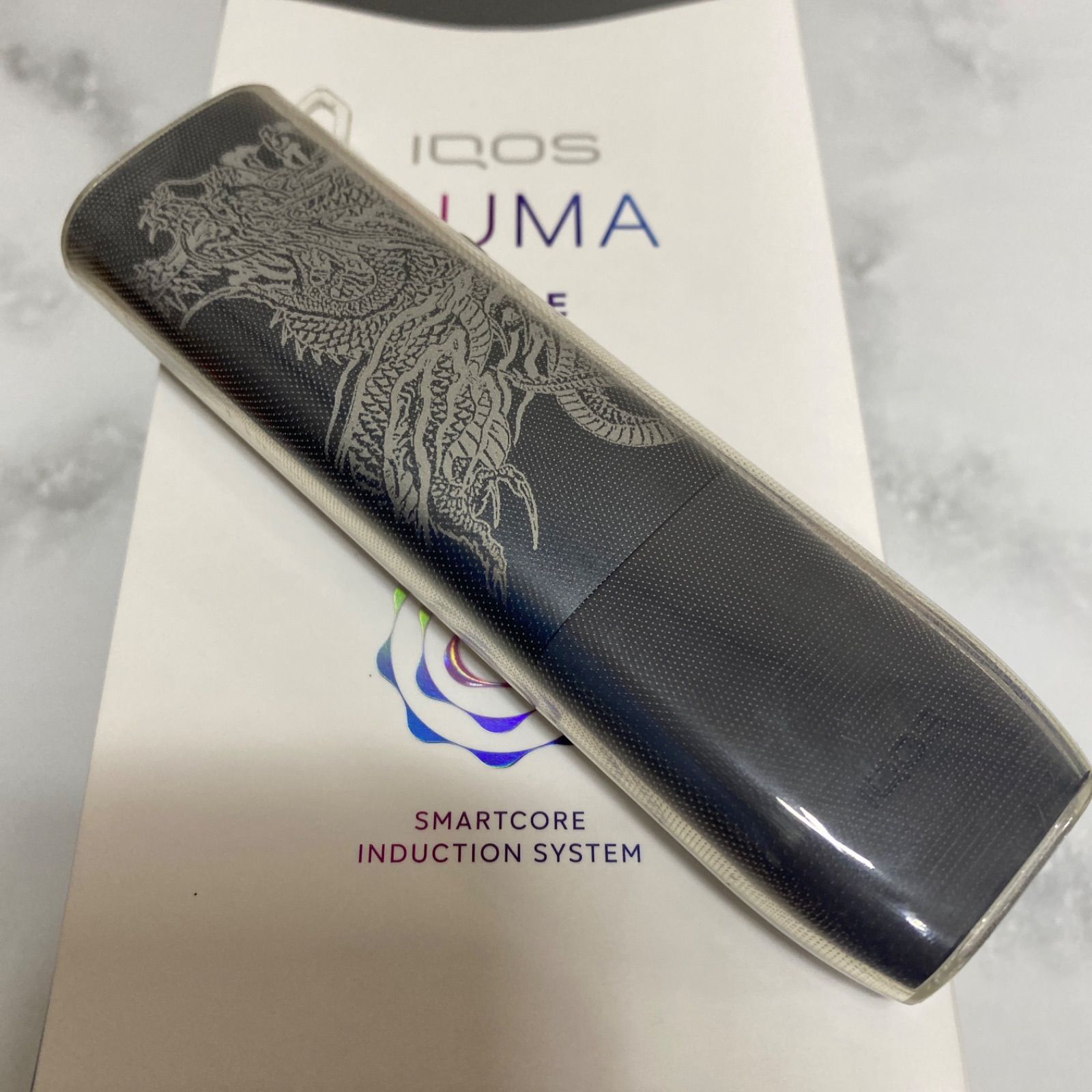 iQOS ILUMA ONE アイコス イルマ ワン 昇り龍 レーザー加工 ドラゴン