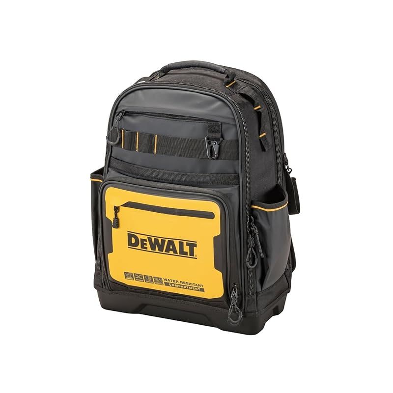 デウォルト DEWALT バックパック 撥水 撥塵 耐久性 収納ケース ツールバッグ 収納BOX 工具箱 道具袋 鞄 DIY ストレージ DWST60102-1