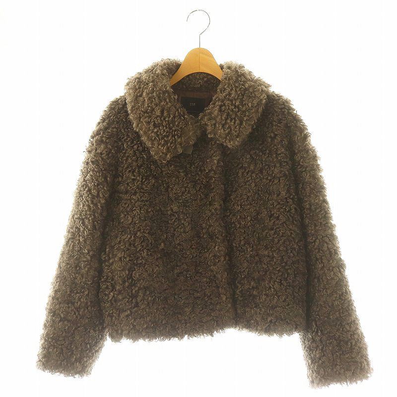 23区 オンワード樫山 24AW ECOPEL カーリーファージャケット