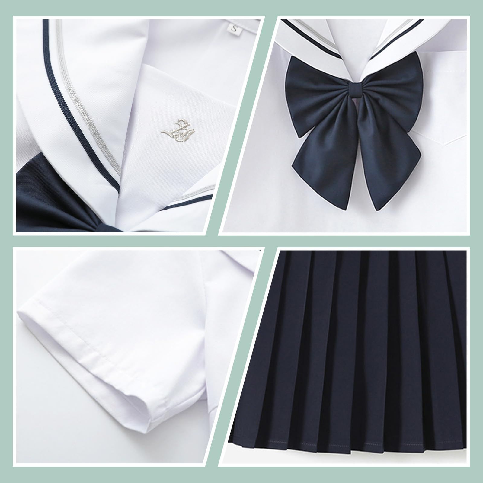 Costomo コストモ製 セーラー服(長袖) プリーツスカート Costomo コストモ製 セーラー服(長袖) プリーツスカート