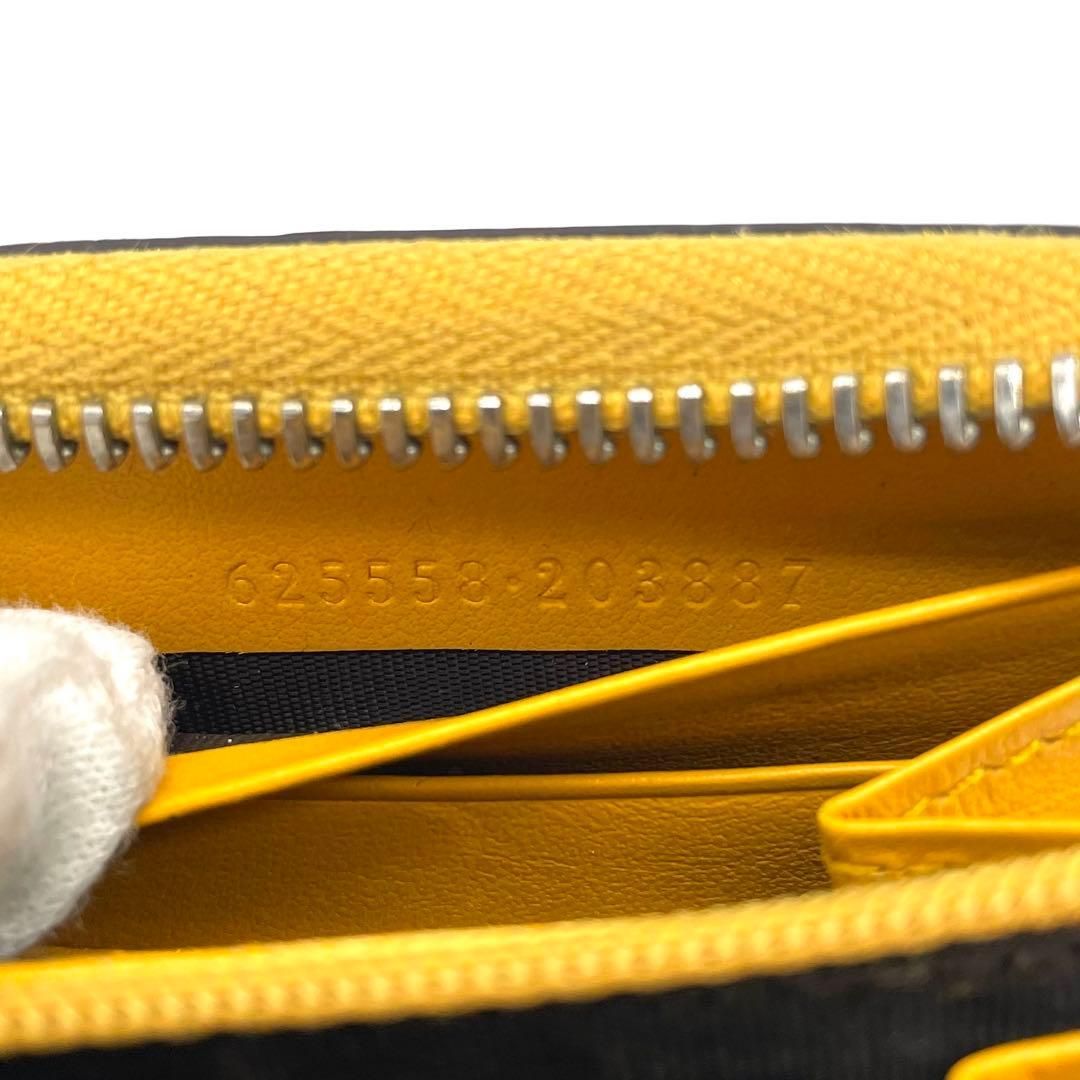 GUCCI グッチ 長財布 ロングウォレット ラウンドファスナー GGエンボス