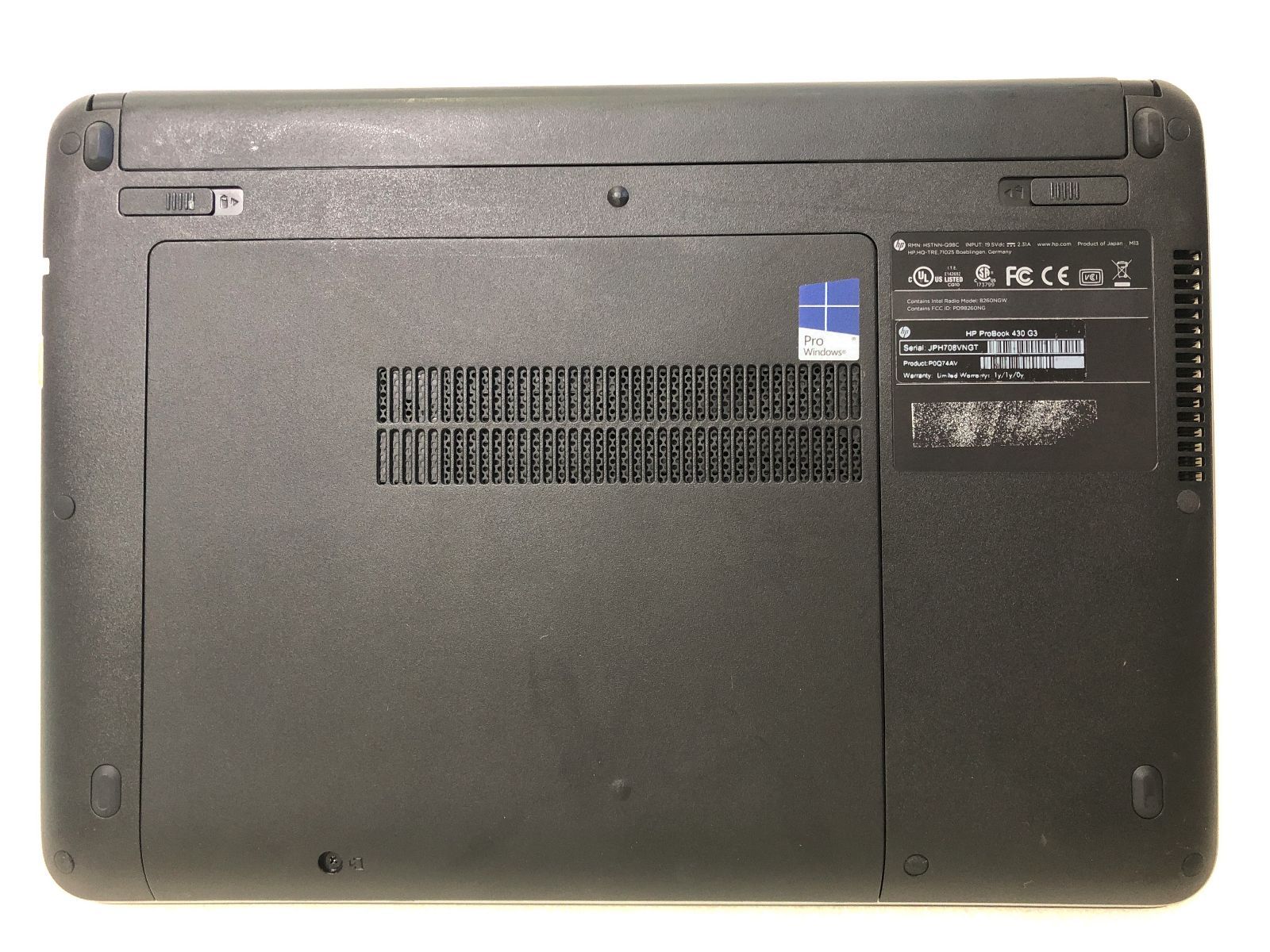 HP 430 G3/第六世代i5高速CPU/大容量メモリとSSD/中古良品⑮ Windows 