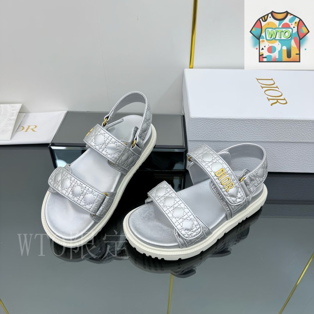 Dior アイボリー メッシュサンダル 36.5 Dior アイボリー メッシュサンダル 36.5 Dior アイボリー
