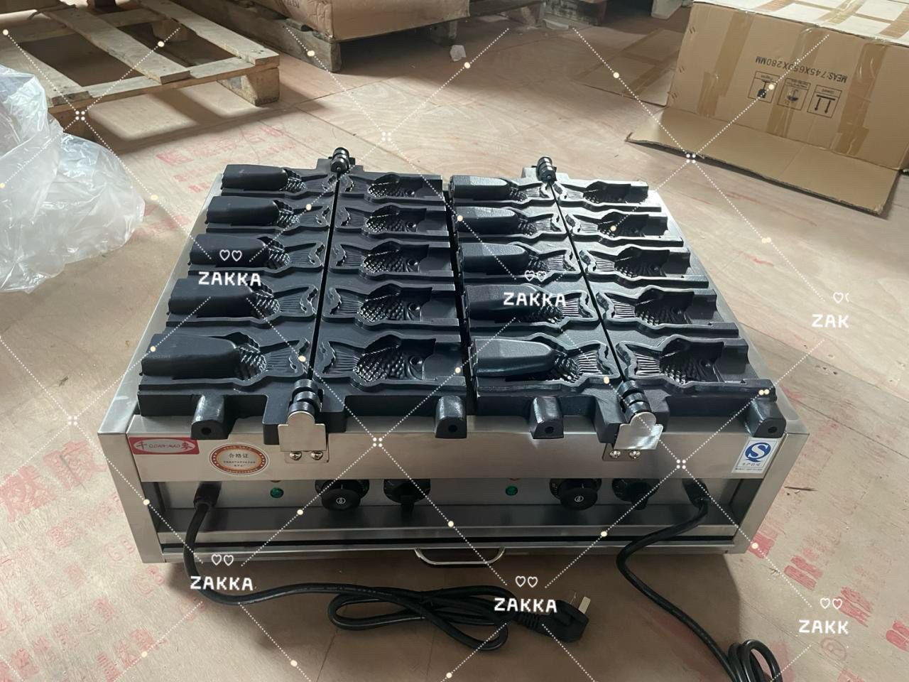 LPガス アイスコーン たい焼き器 業務用 ホームパーティー 商業用 110V 10個作成可