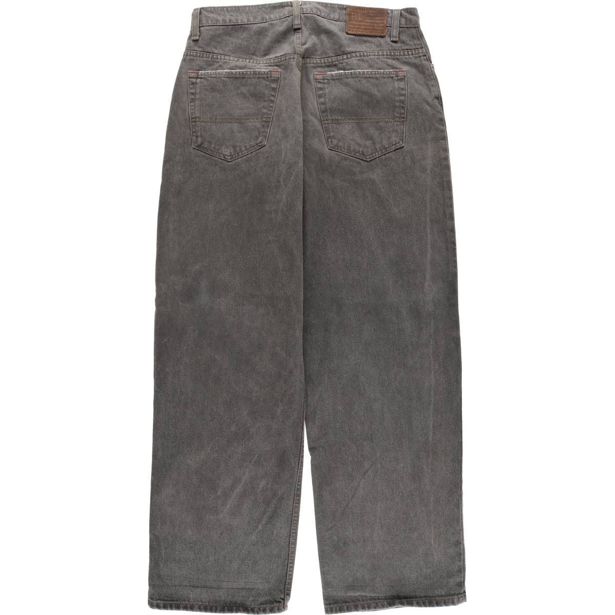 古着 00年代 ラルフローレン Ralph Lauren POLO JEANS COMPANY BANNER JEAN ブラックデニム テーパードデニムパンツ|eaa583053