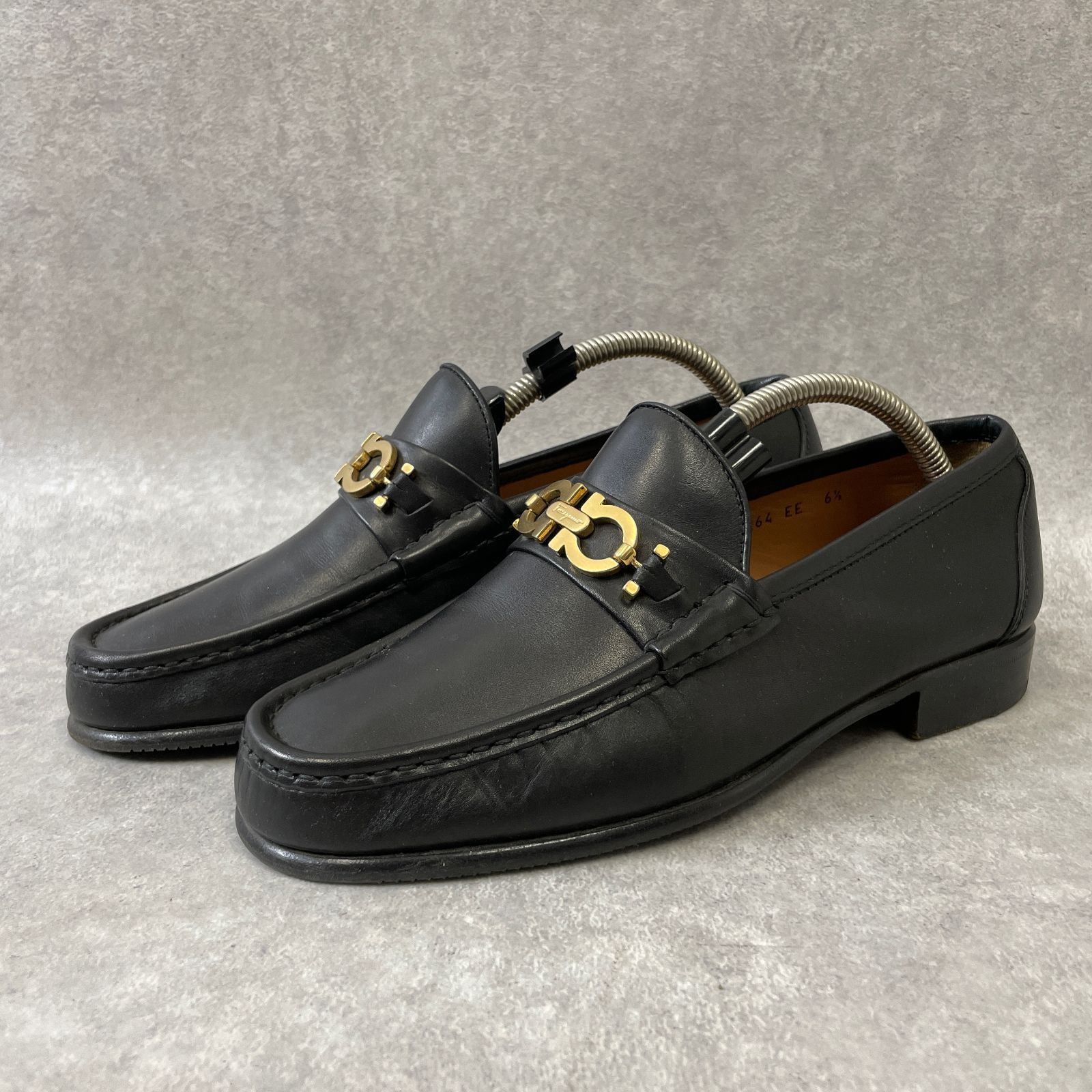 Salvatore Ferragamo NERO CALF FIRENZE 20 Ganchino Loafer ガンチーニ ローファー サルヴァトーレ フェラガモ US6 1/2 24.5cm