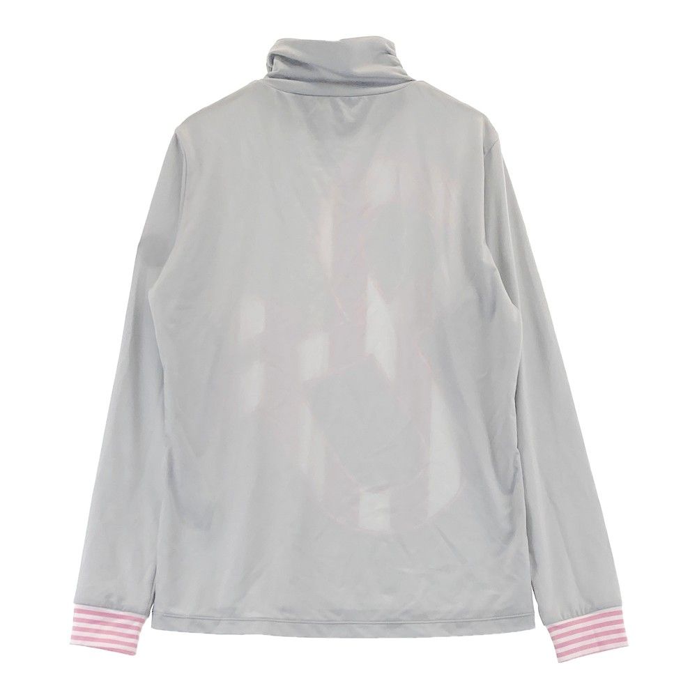 サイズ：M AND PER SE アンパスィ 2024年 長袖ハイネックインナーTシャツ  グリーン系 [240101443987] ゴルフウェア レディース ストスト サイズ：M AND PER SE アンパスィ 2024年 長袖ハイネック