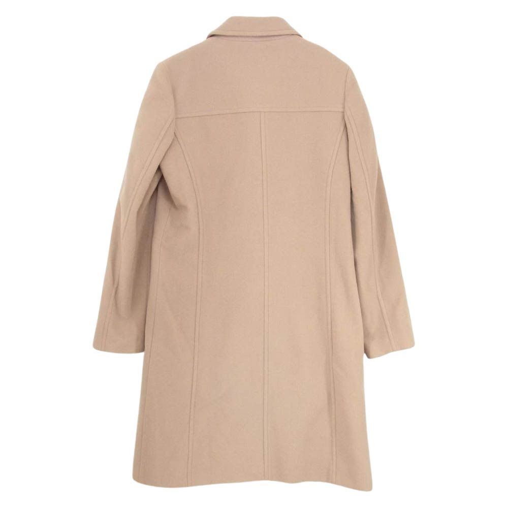 美品　バーバリーブルーレーベル　ウール コート　ロゴボタン　ベージュ　38 BURBERRY BLUE LABEL バーバリーブルーレーベル コート FNF26
