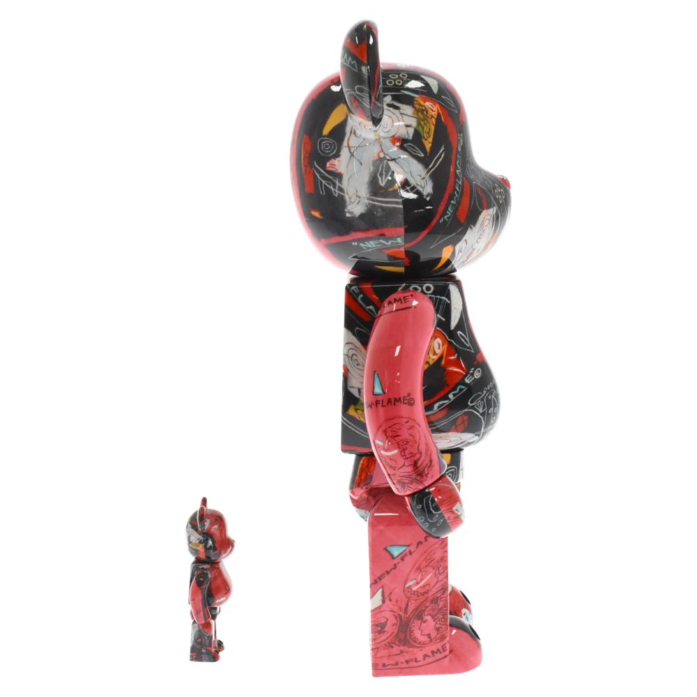 MEDICOM TOY - Andy Warhol × Basquiat ♯2 400% ベアブリック未使用 Be@rbrick Andy Warhol x Jean-Michel Basquiat #2 100% and 400