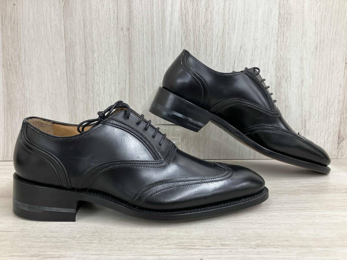  ETRO エトロ ウィングチップ ドレスシューズ ブラック 1 40 その他 小物