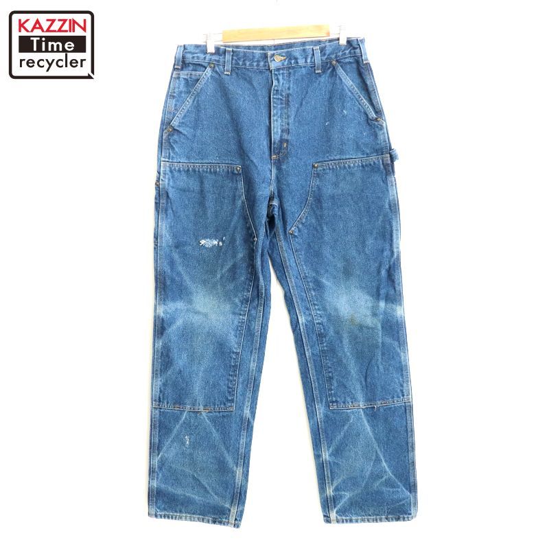 00s Carhartt デニム ダブルニー ペインターパンツ メンズ Lサイズ相当
