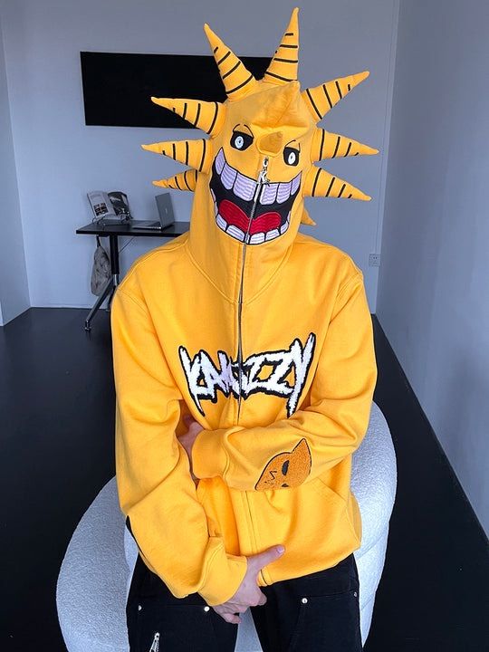 KaKazzy】ソウルイーター フルジップ パーカー 男女着用可 ユニ