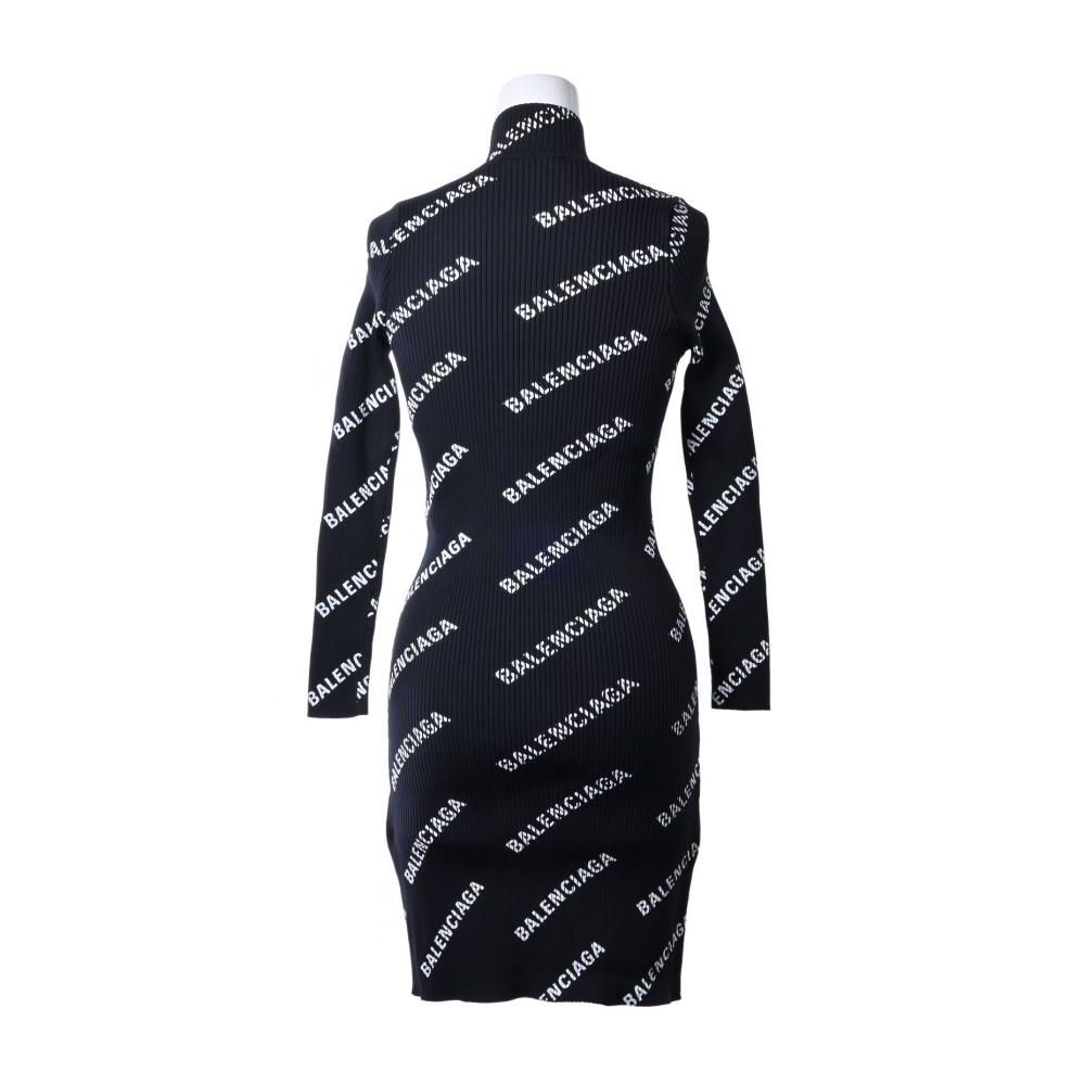 BALENCIAGA ロゴプリント ワンピース BALENCIAGA / バレンシアガ | ロゴプリント ラップ ノースリーブ