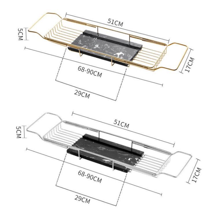 伸縮バスタブトレー