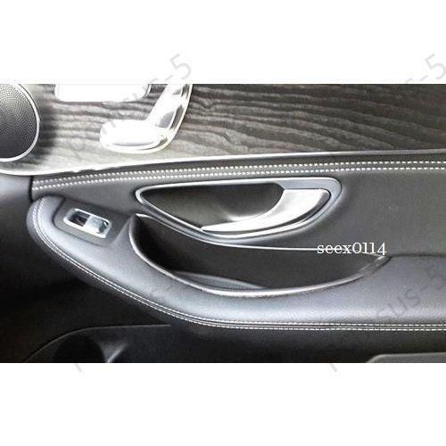 ベンツ Cクラス W205 アームレストボックス ストレージボックス/ サイド ポケット 収納 トリム カバー 3年保証  高品質
