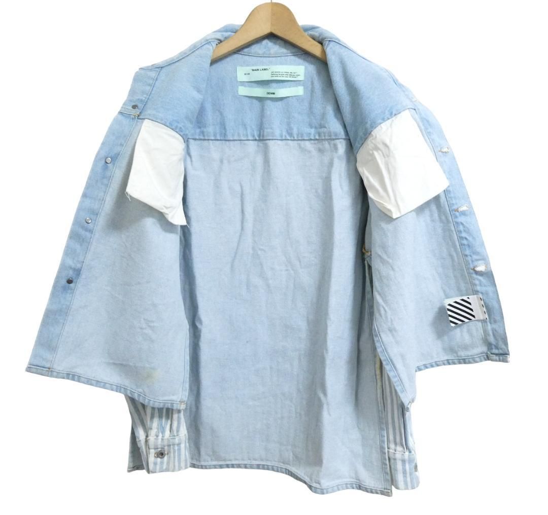 美品 Off-White オフホワイト ヴァージルアブロー サイズ40 デニム