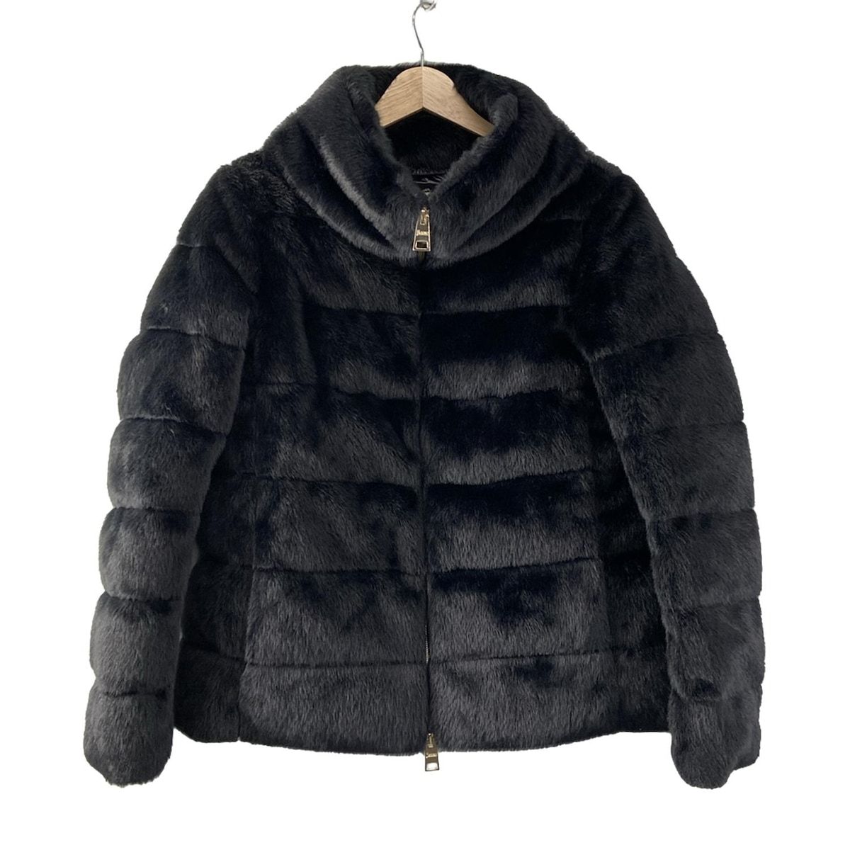 中古】HERNO(ヘルノ) ダウンジャケット 長袖/フェイクファー/ジップ 